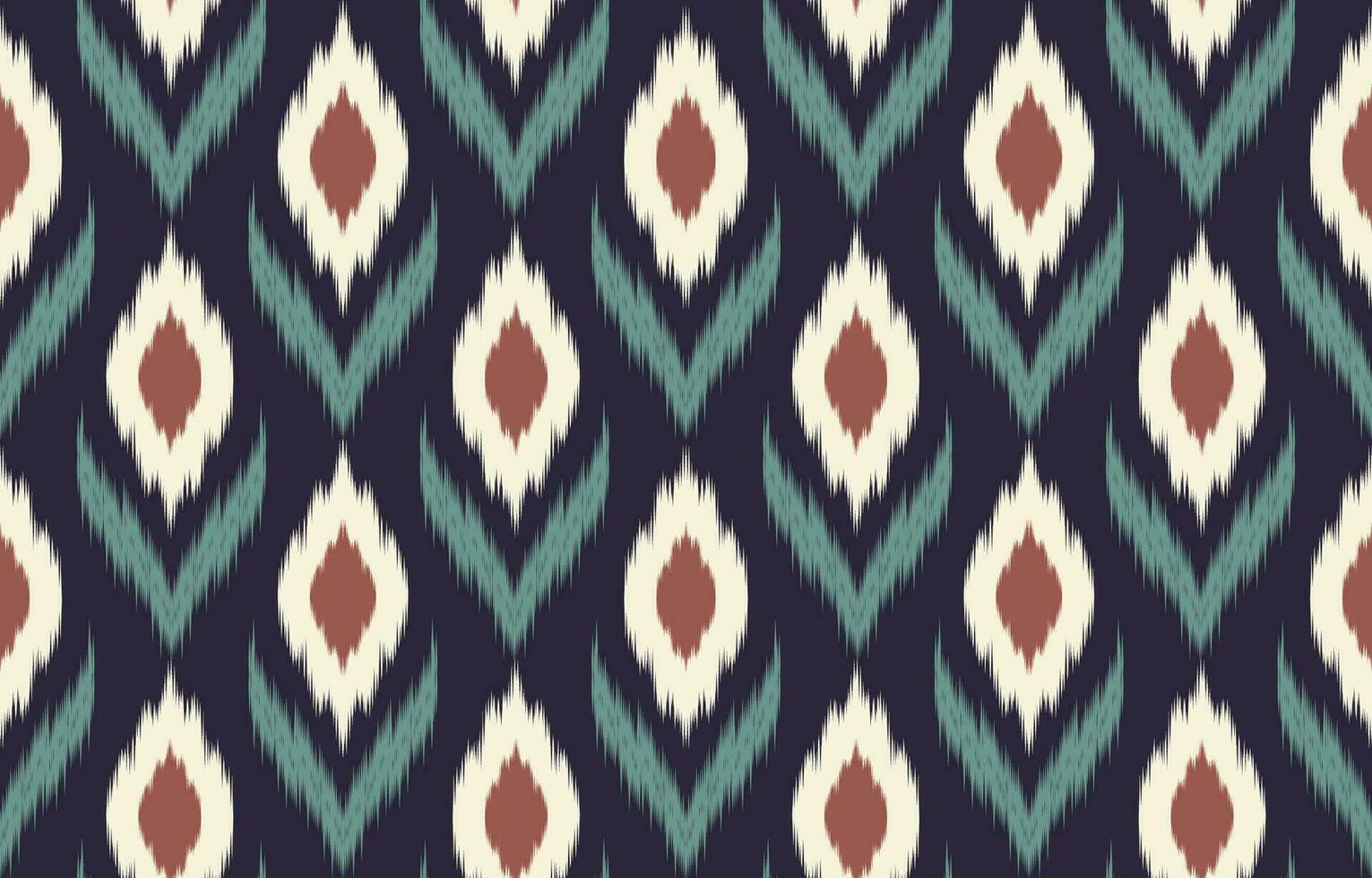 Ethnic abstract ikat art. Aztec ornament print. geometric ethnic pattern seamless  color oriental.  Design for background ,curtain, carpet, wallpaper, clothing, wrapping, Batik, vector illustration.