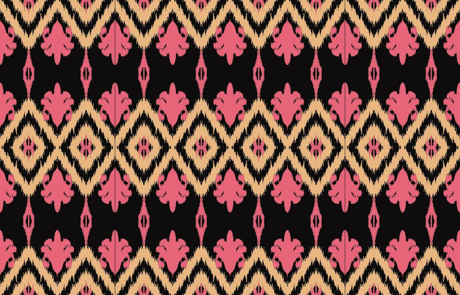 Ethnic abstract ikat art. Aztec ornament print. geometric ethnic pattern seamless  color oriental.  Design for background ,curtain, carpet, wallpaper, clothing, wrapping, Batik, vector illustration.