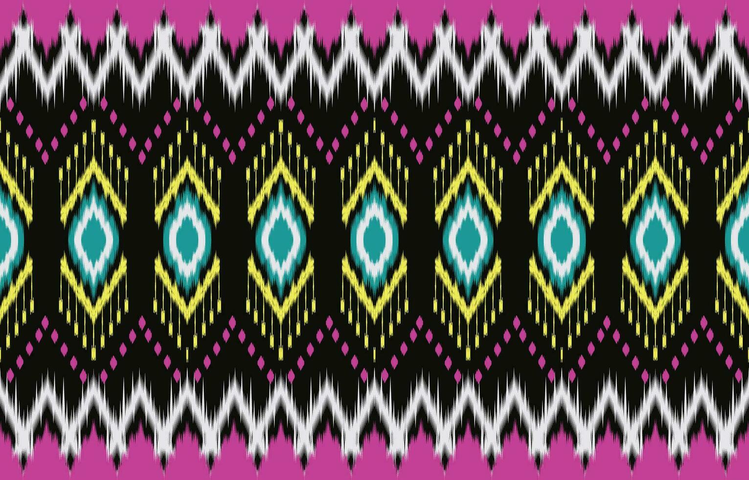 Ethnic abstract ikat art. Aztec ornament print. geometric ethnic pattern seamless  color oriental.  Design for background ,curtain, carpet, wallpaper, clothing, wrapping, Batik, vector illustration.