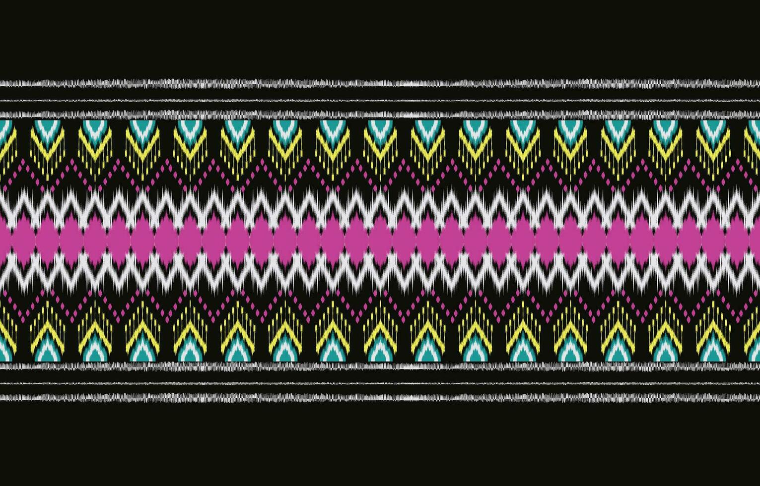 Ethnic abstract ikat art. Aztec ornament print. geometric ethnic pattern seamless  color oriental.  Design for background ,curtain, carpet, wallpaper, clothing, wrapping, Batik, vector illustration.