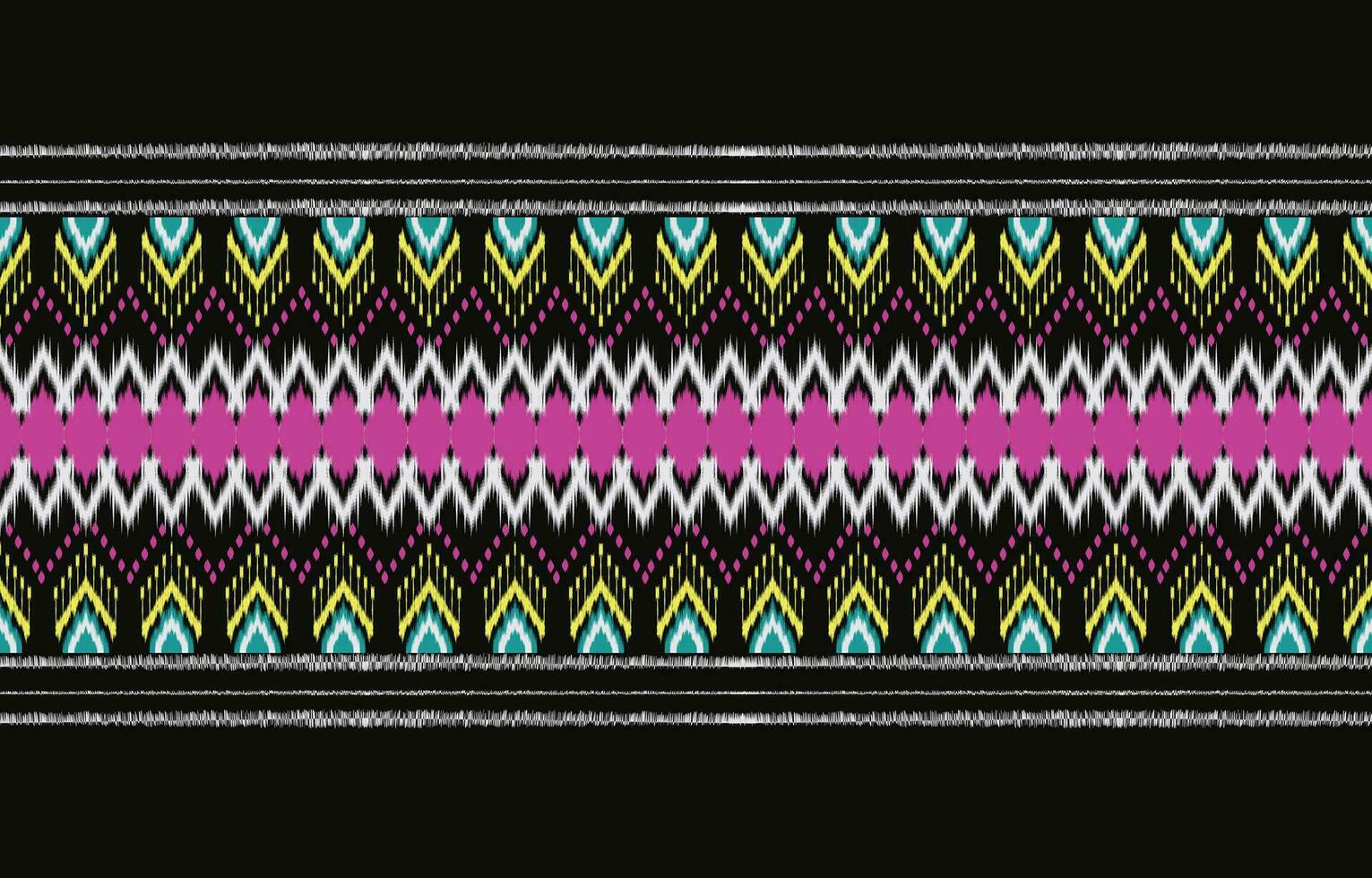 étnico resumen ikat Arte. azteca ornamento impresión. geométrico étnico modelo sin costura color oriental. diseño para antecedentes ,cortina, alfombra, fondo de pantalla, ropa, envase, batik, vector ilustración.