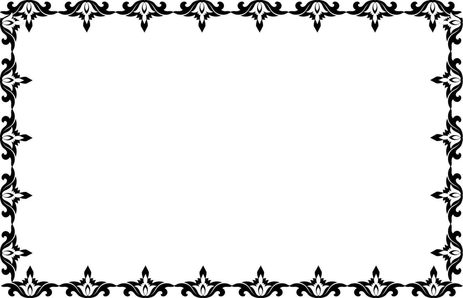 frame design black color vector