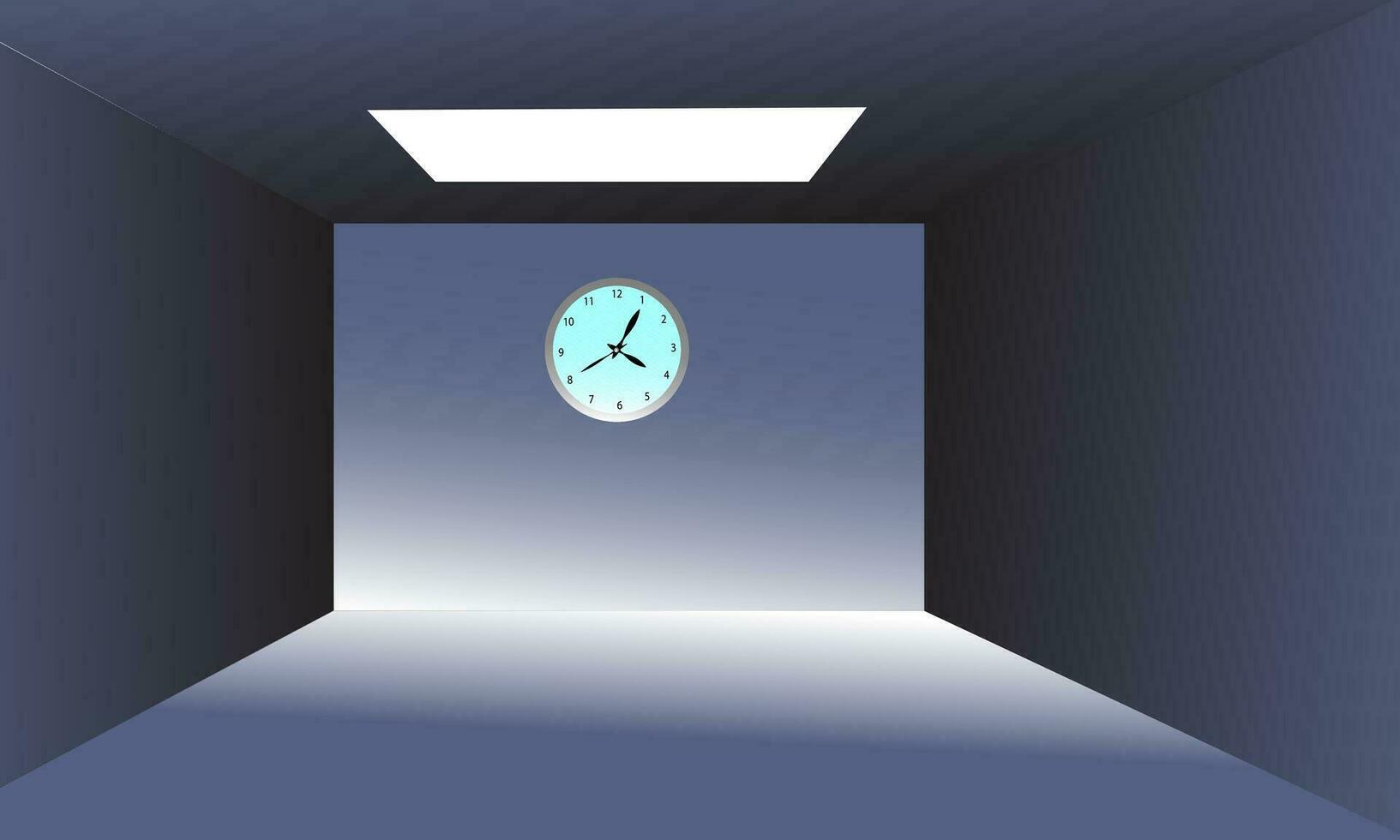 clock in the wall background vector