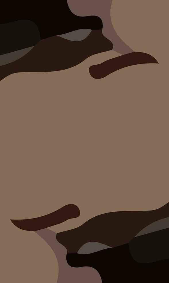 Aesthetic brown abstract background with copy space area. Suitable for poster and banner vector