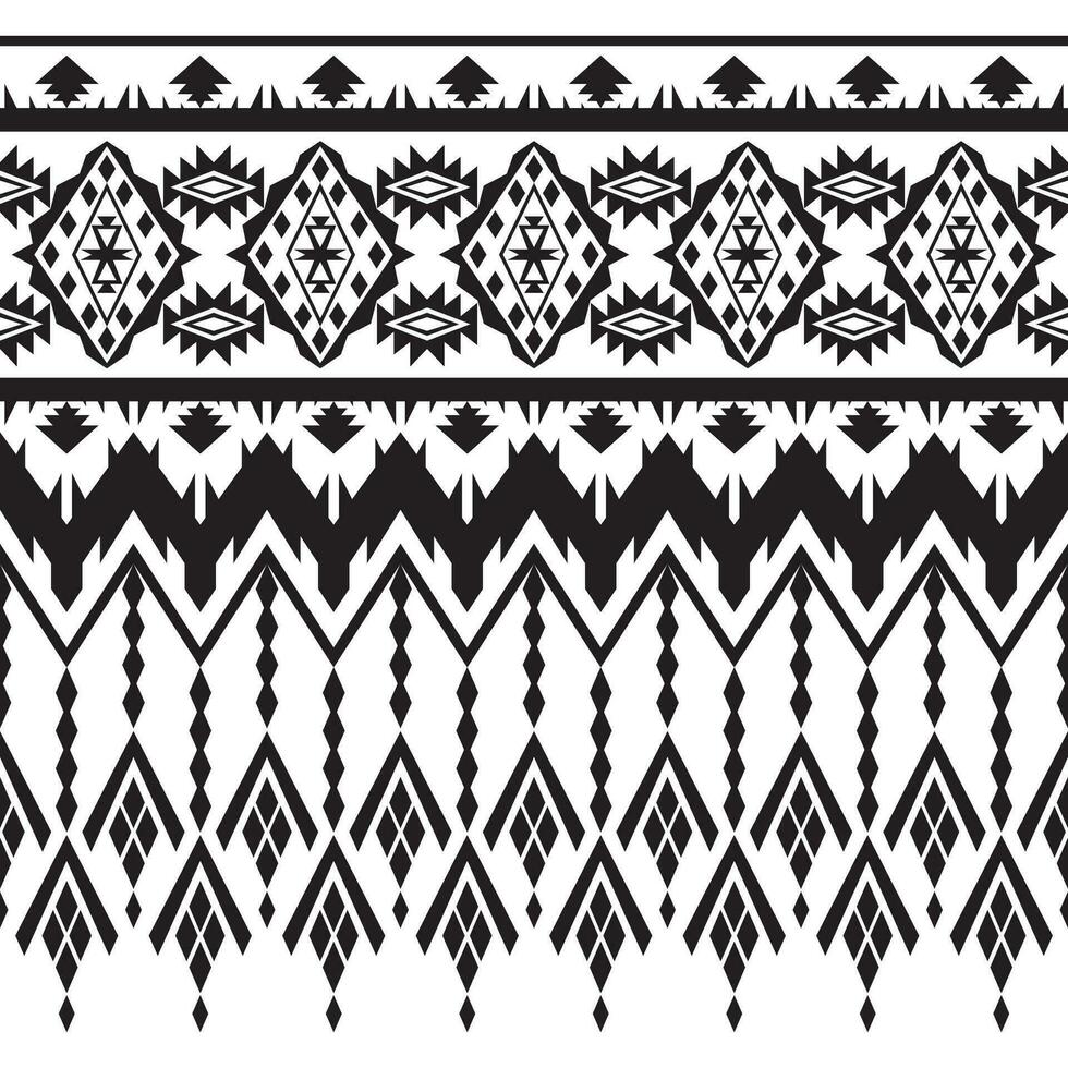 seamless ethnic pattern design.ethnic oriental ikat pattern traditional Design.ethnic oriental pattern traditional Design for background,carpet,clothing,wrapping,fabric,embroidery vector