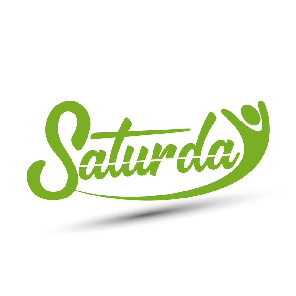 creative week text logo design vector