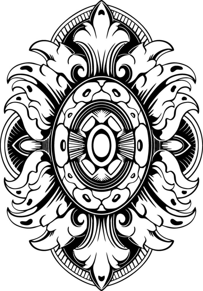Frame ornament vintage classic element decoration vector