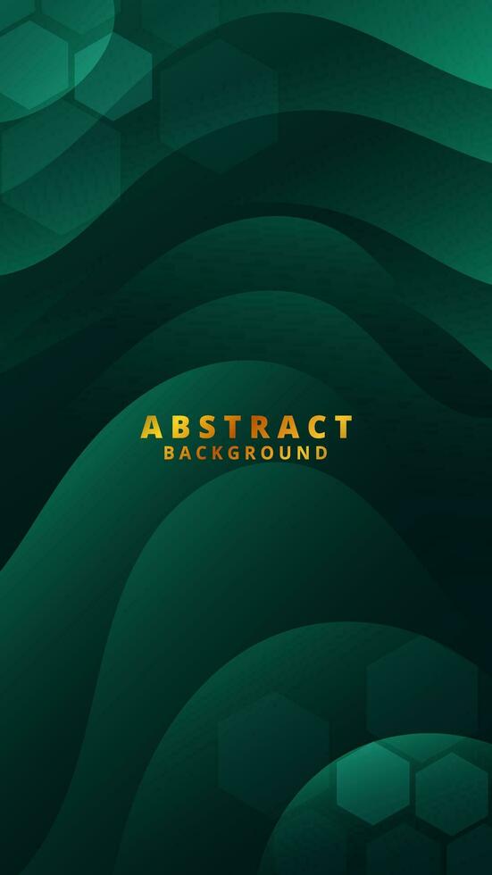 Abstract background green color with wavy lines and gradients is a versatile asset suitable for various design projects such as websites, presentations, print materials, social media posts vector