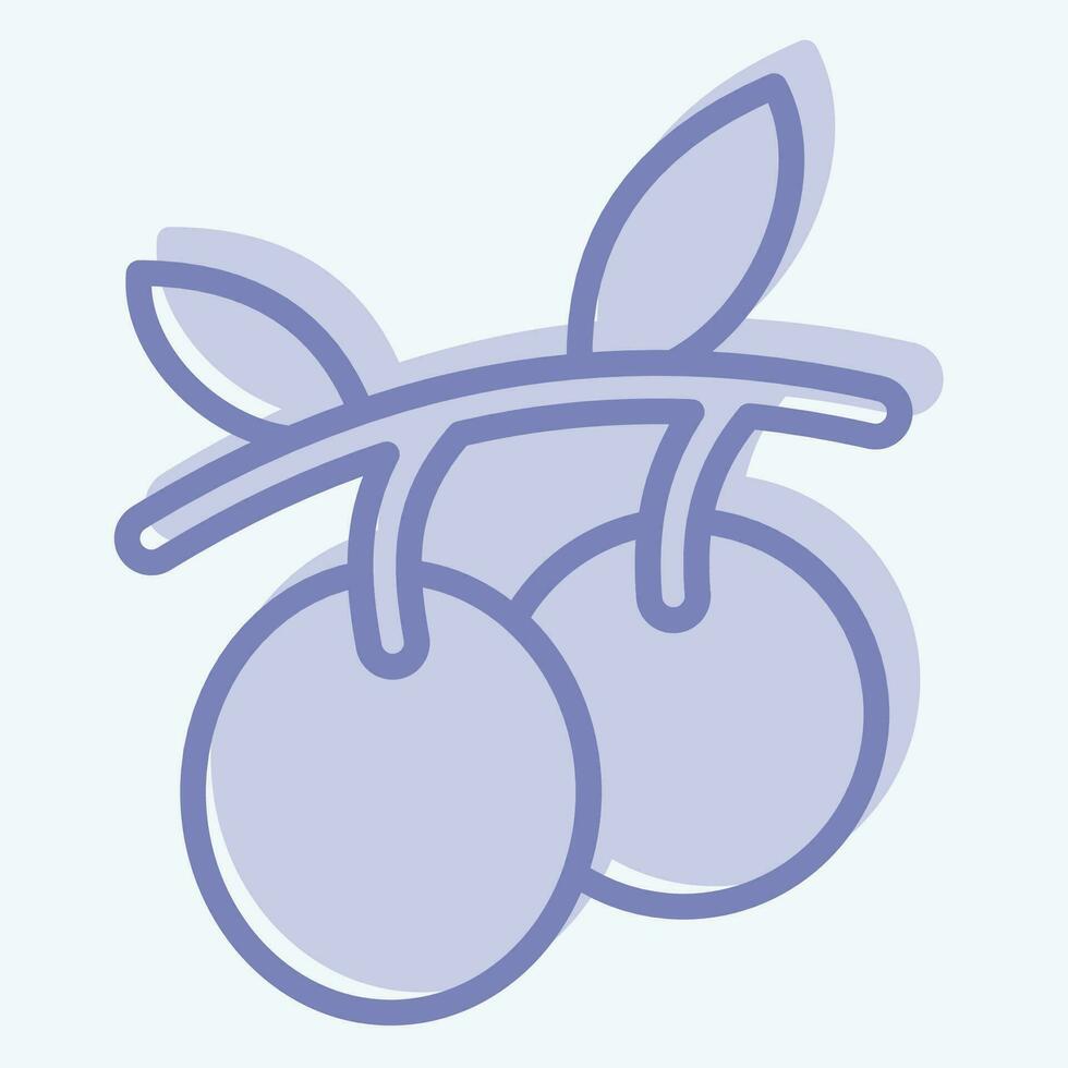 Icon Olive Oil. related to Fruit and Vegetable symbol. two tone style. simple design editable. simple illustration vector