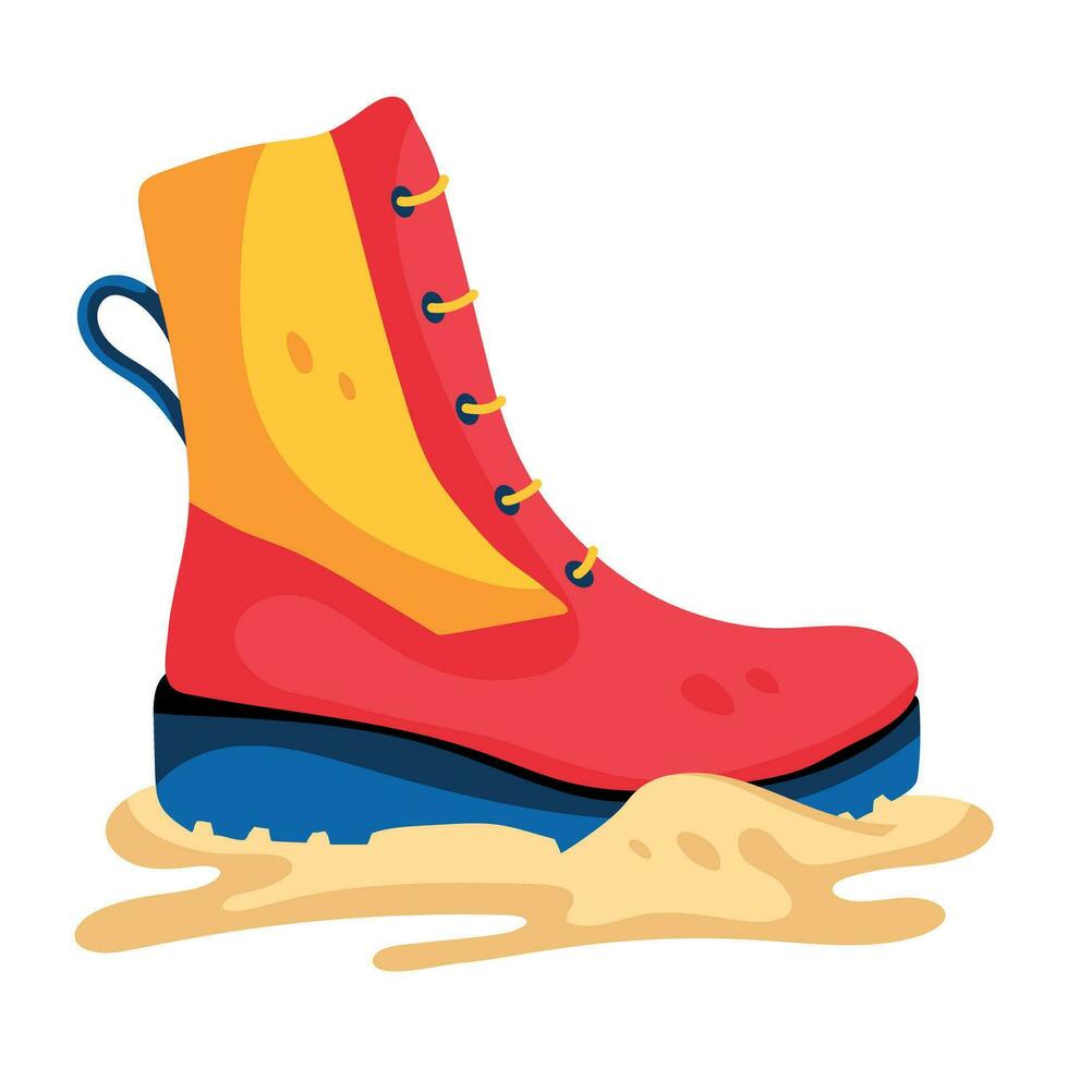 Trendy Desert Boot vector