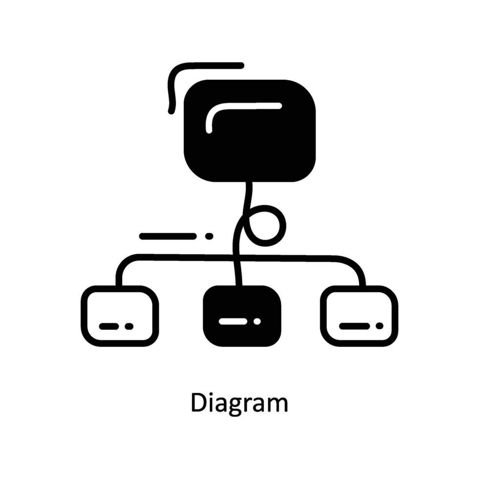 diagrama garabatear icono diseño ilustración. puesta en marcha símbolo en blanco antecedentes eps 10 archivo vector