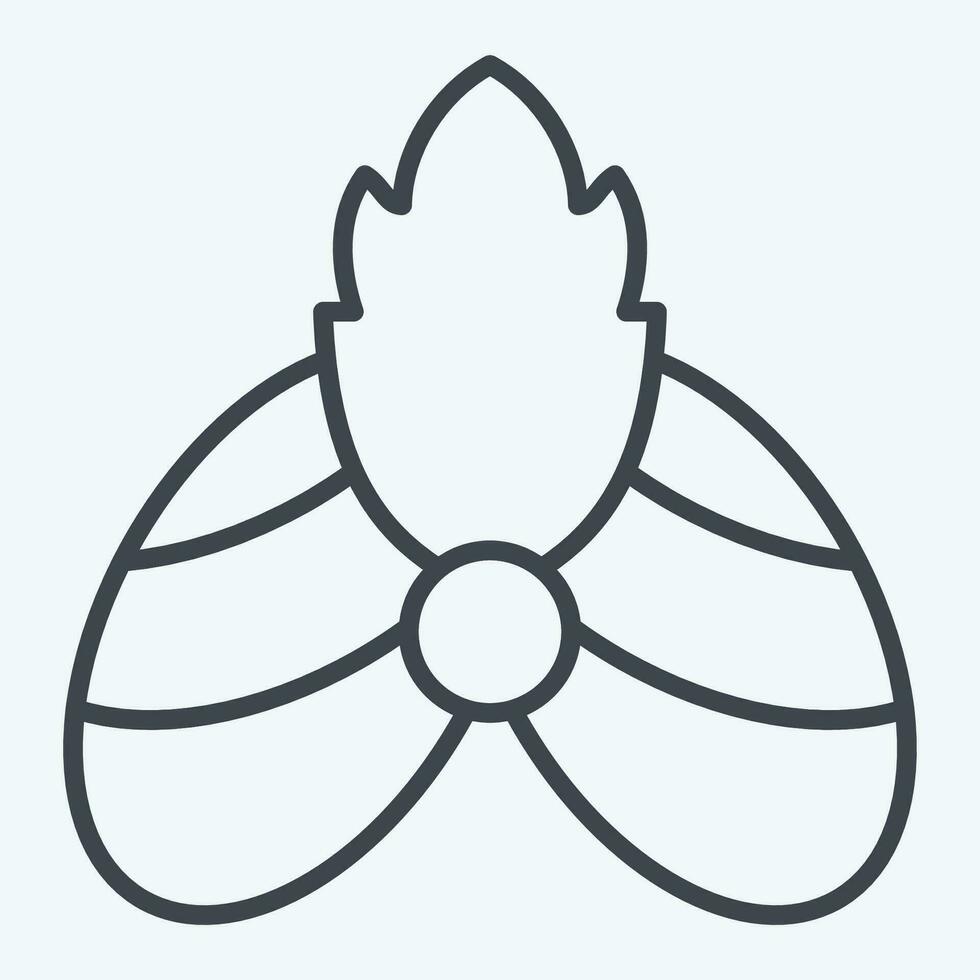 Icon Turban 2. related to India symbol. line style. simple design editable. simple illustration vector