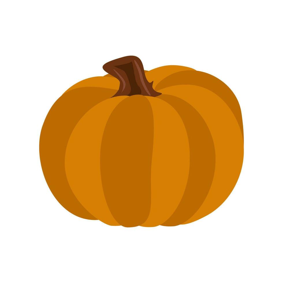 Pumpkin symbol. Autumn concept. Vector illustration