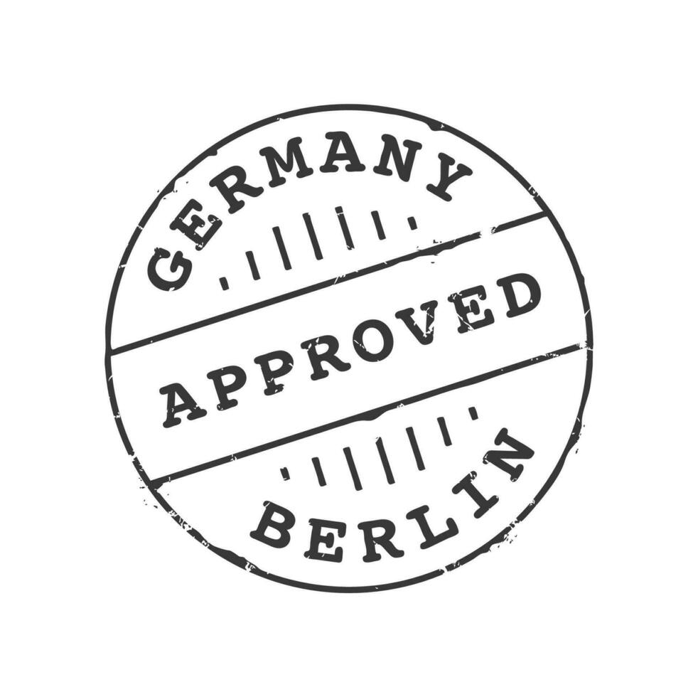 Berlina gastos de envío, Alemania Clásico postal sello vector