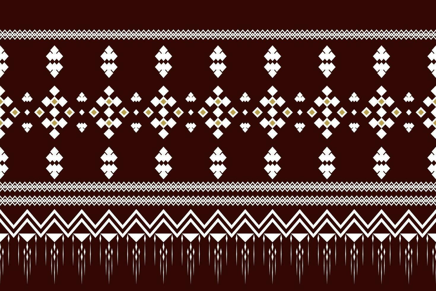 Geometric ethnic pattern traditional Design for background,carpet,wallpaper,clothing,wrapping,Batik,fabric,Vector illustration embroidery style. vector