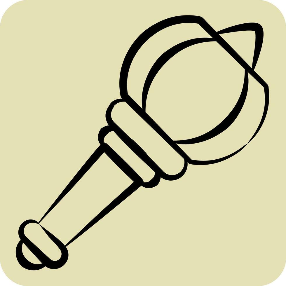 Icon Spectre. related to India symbol. hand drawn style. simple design editable. simple illustration vector