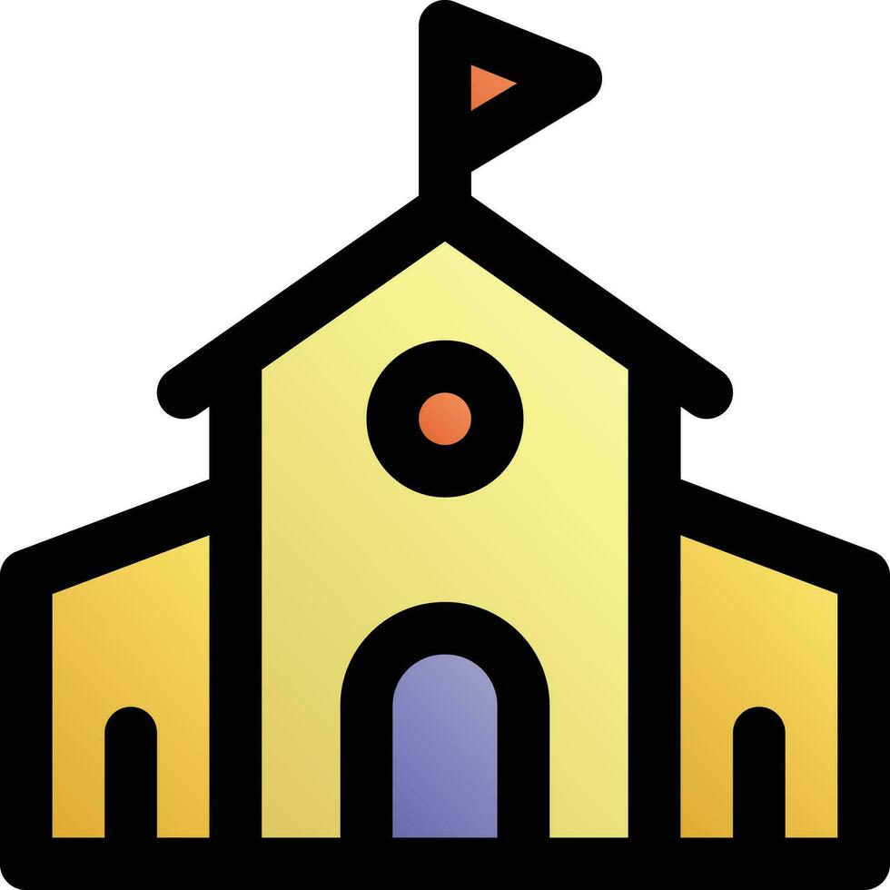 20  school building. eps vector