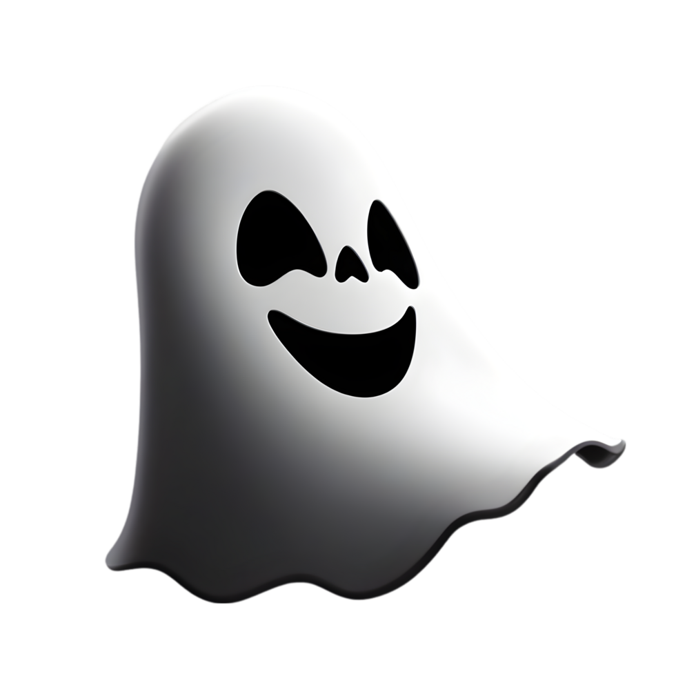 A terrifying ghost floats in the air. AIGenerated. 32319244 PNG