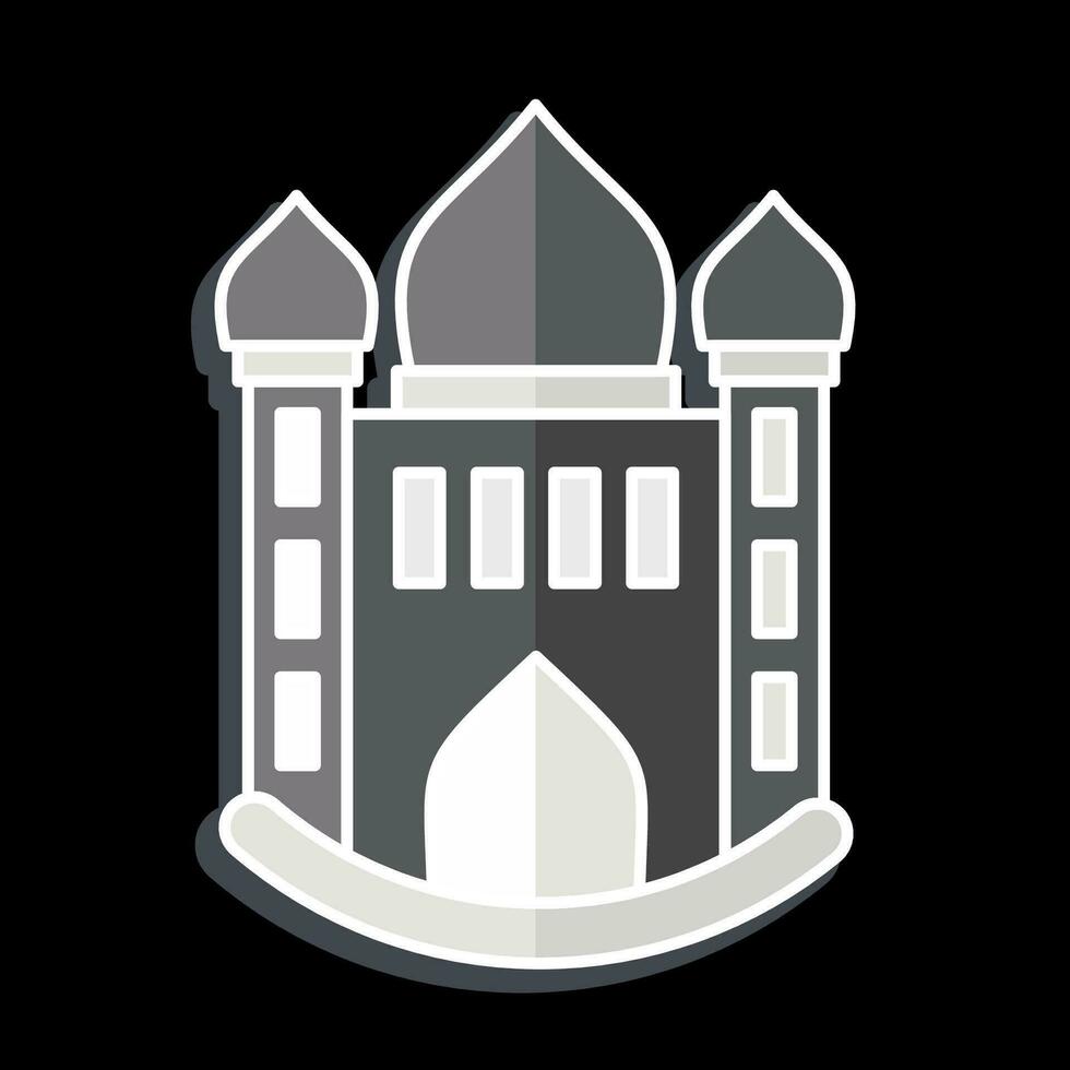 Icon Mosque. related to Icon Building symbol. glossy style. simple design editable. simple illustration vector