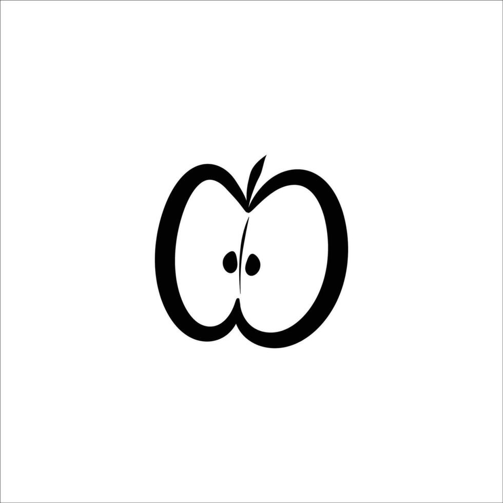 vector de icono de manzana