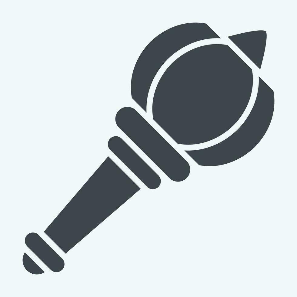 Icon Spectre. related to India symbol. glyph style. simple design editable. simple illustration vector