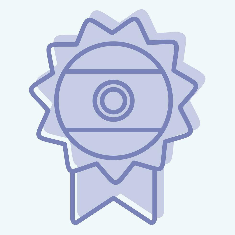 Icon India Award. related to India symbol. two tone style. simple design editable. simple illustration vector