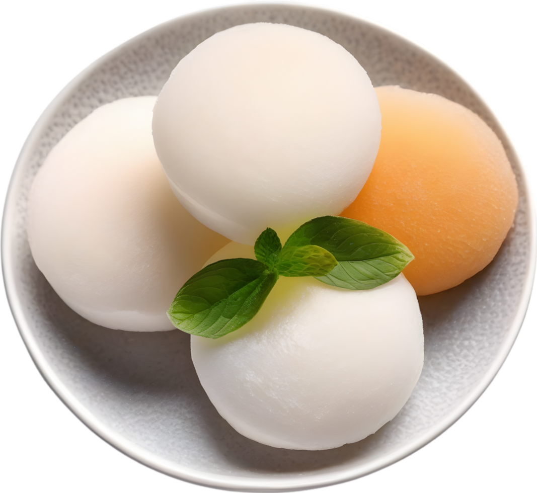 Image of Delicious-looking Mochi. AI-Generated. png