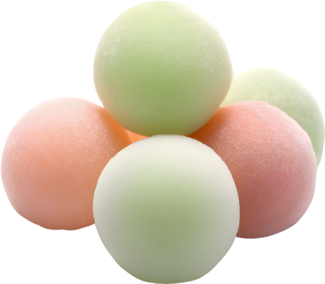 Image of Delicious-looking Mochi. AI-Generated. png