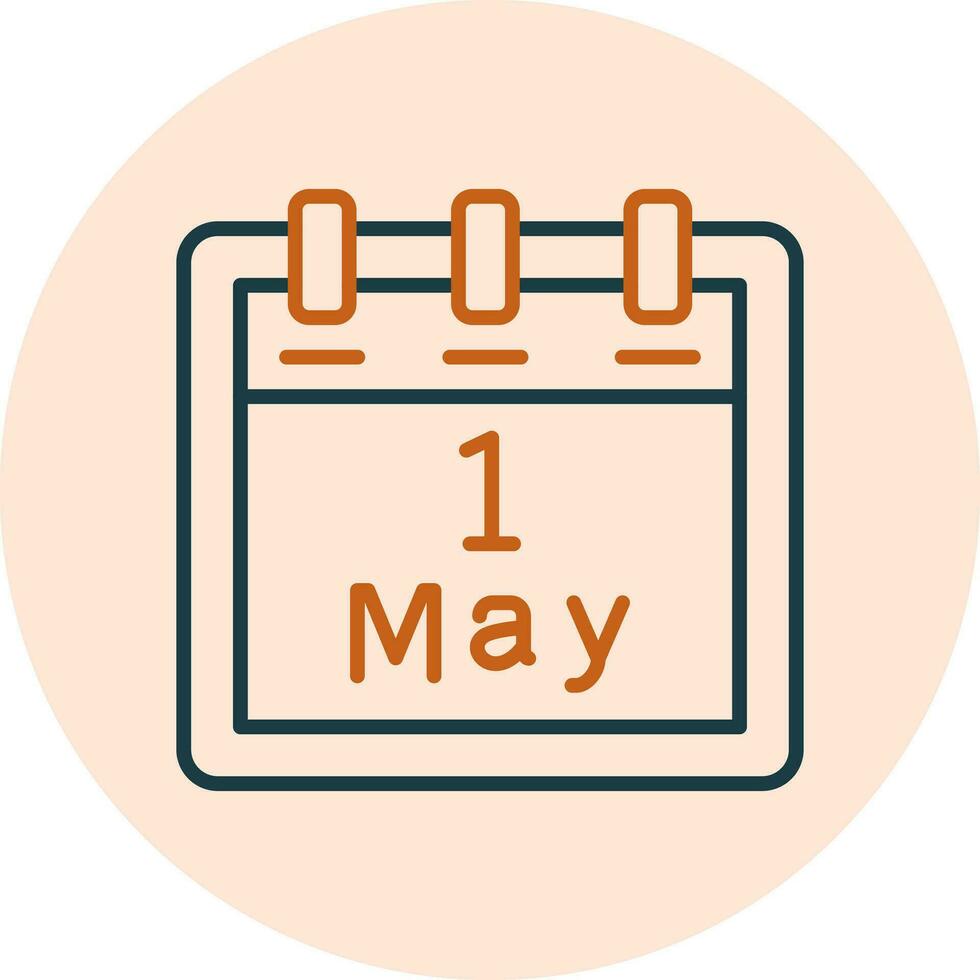 May 1 Vector Icon