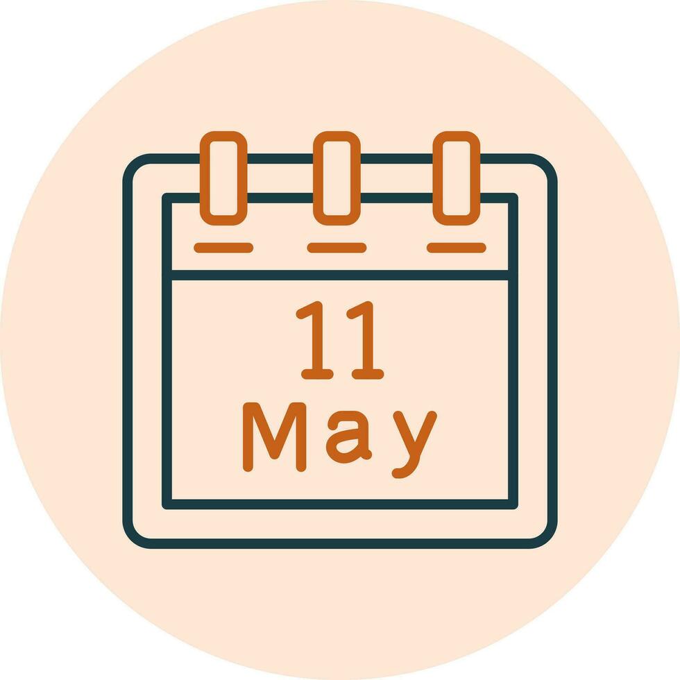 May 11 Vector Icon