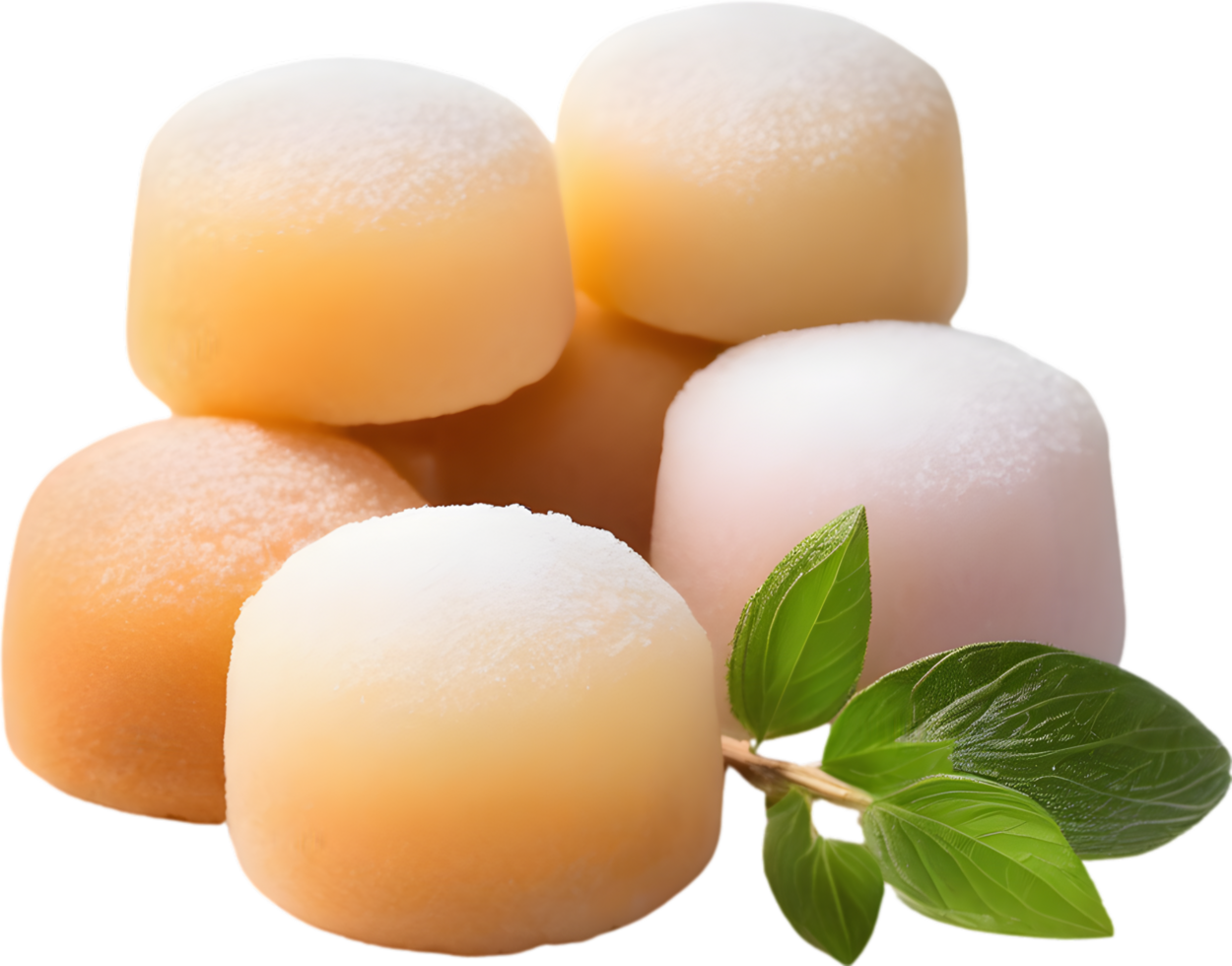 beeld van heerlijk uitziend mochi. ai-gegenereerd. png