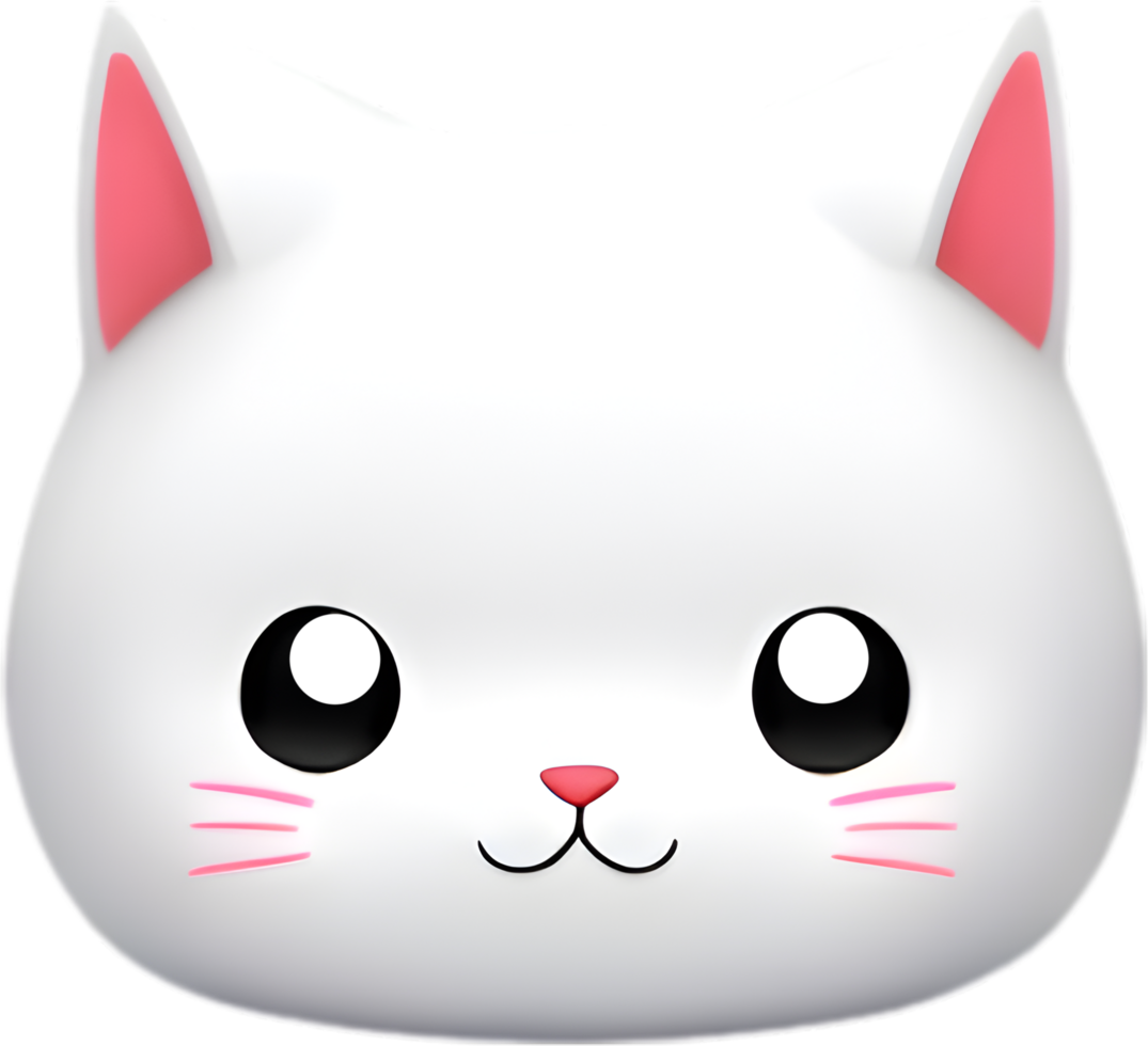 A cute little cat cartoon. AI-Generated. png