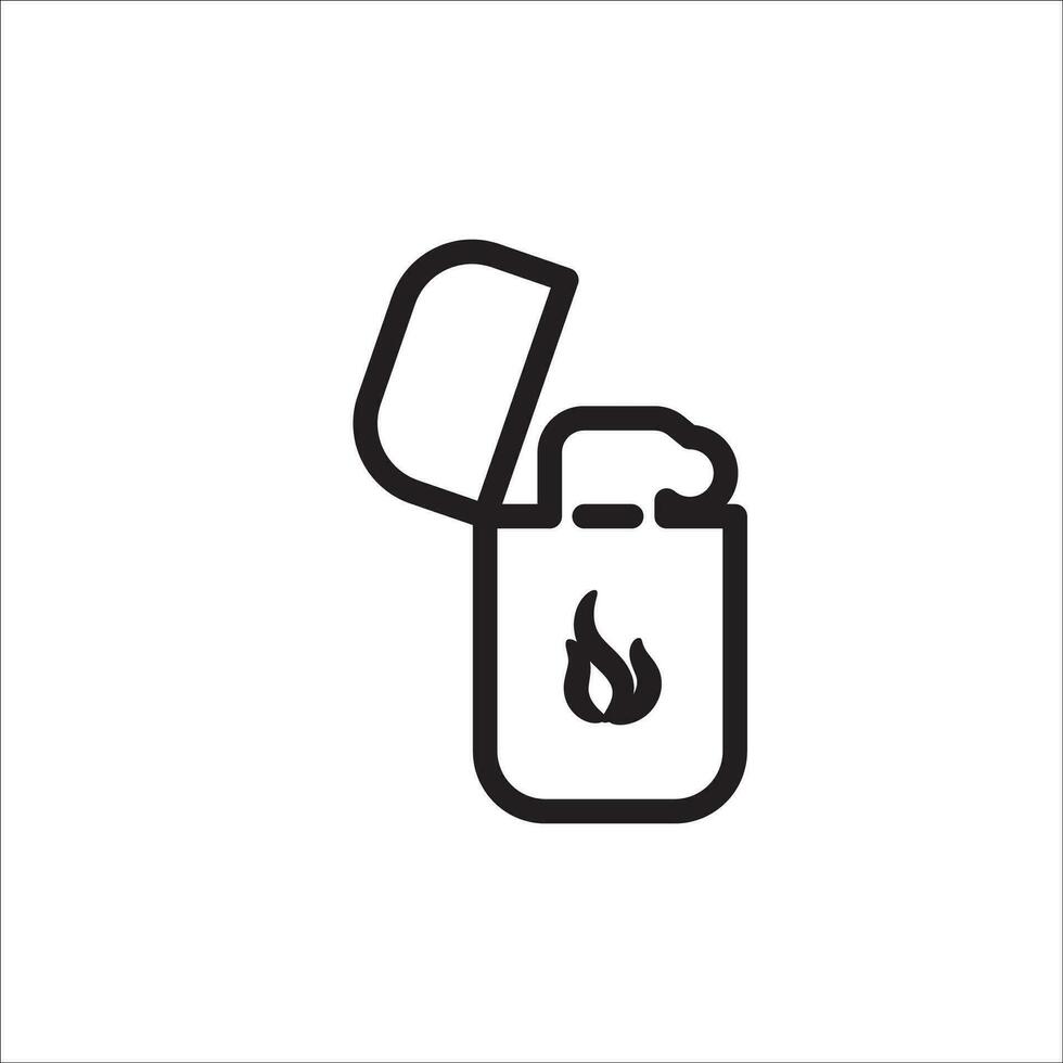 Lighter icon vector