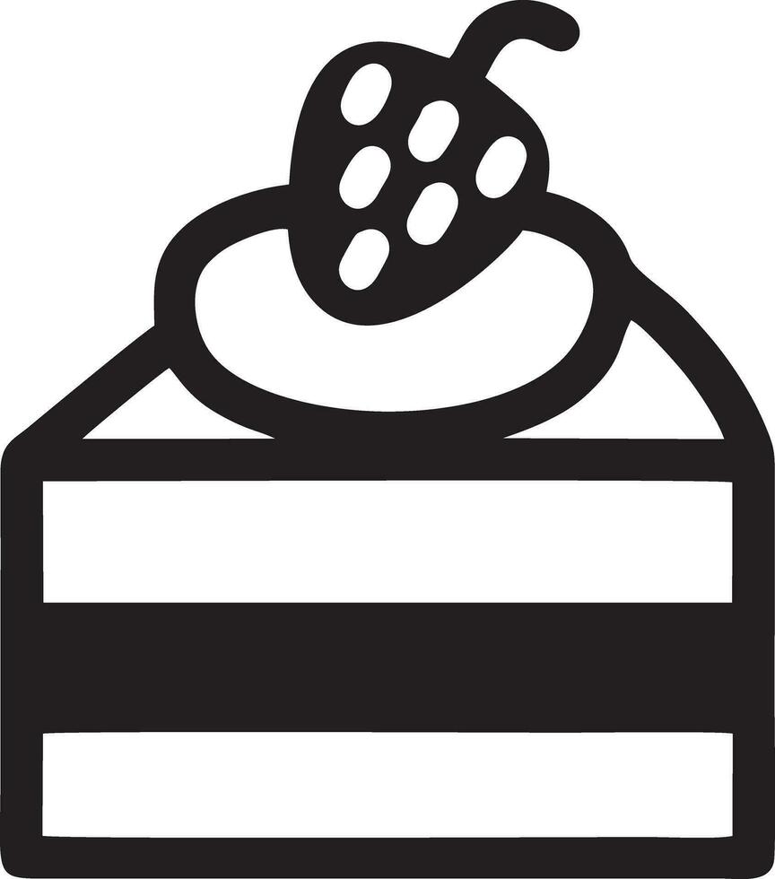 Logo Icon Cake Vector Happy Brithday Moment