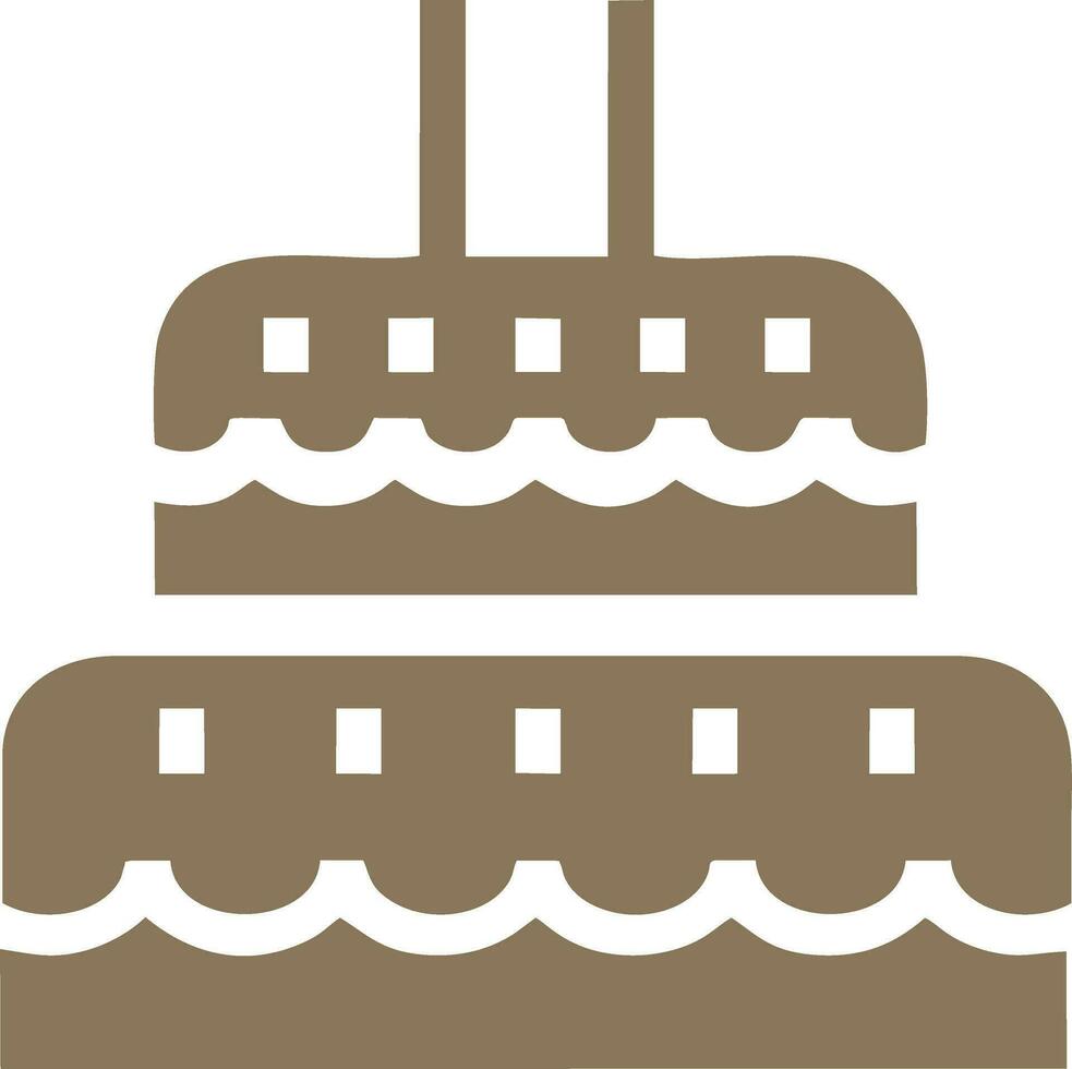 Logo Icon Cake Vector Happy Brithday Moment