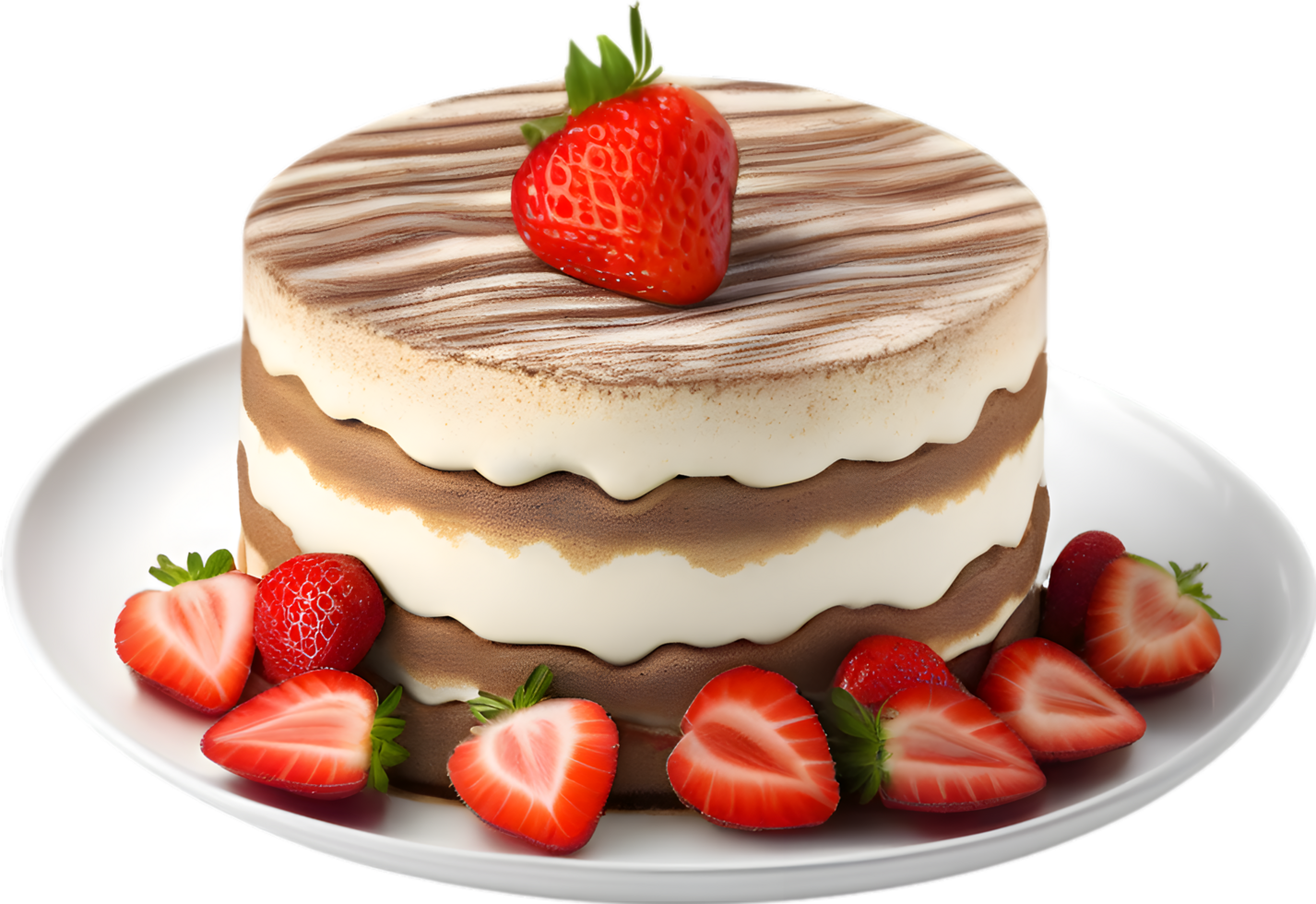 Image of Delicious-looking Tiramisu. AI-Generated. png