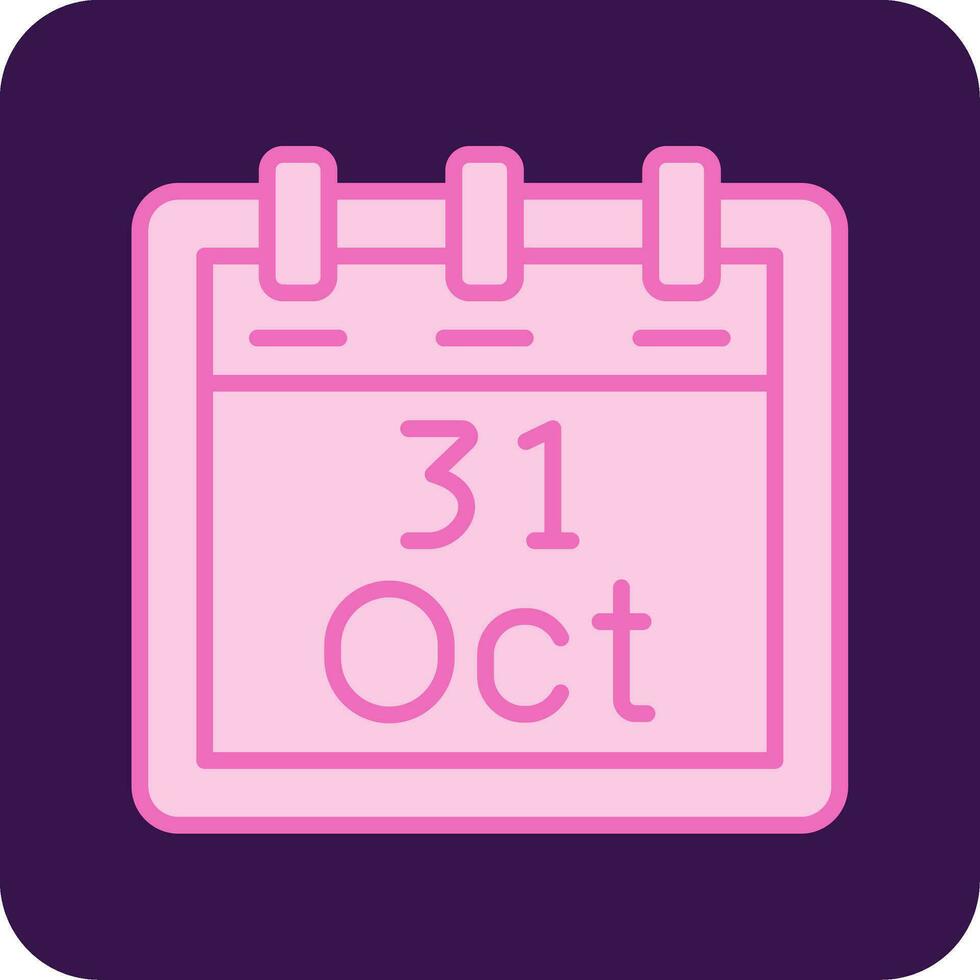 October 31 Vector Icon