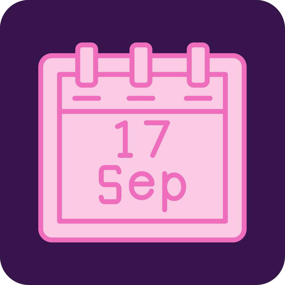 September 17 Vector Icon