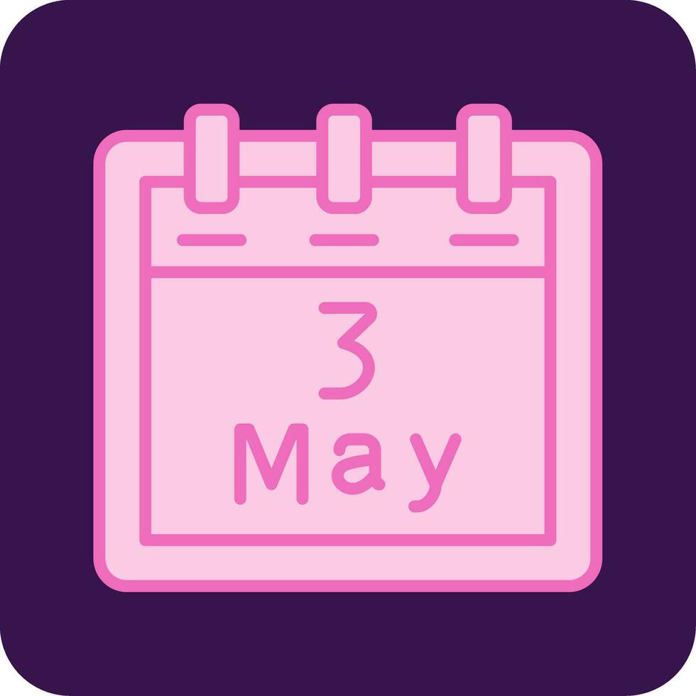 May 3 Vector Icon