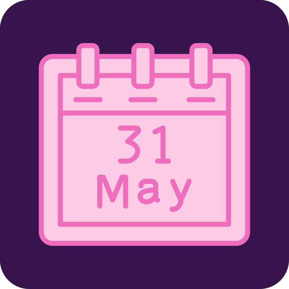 May 31 Vector Icon