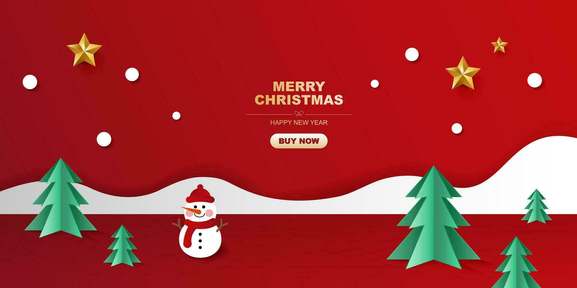 Merry Christmas background vector. Winter Christmas background with xmas. vector