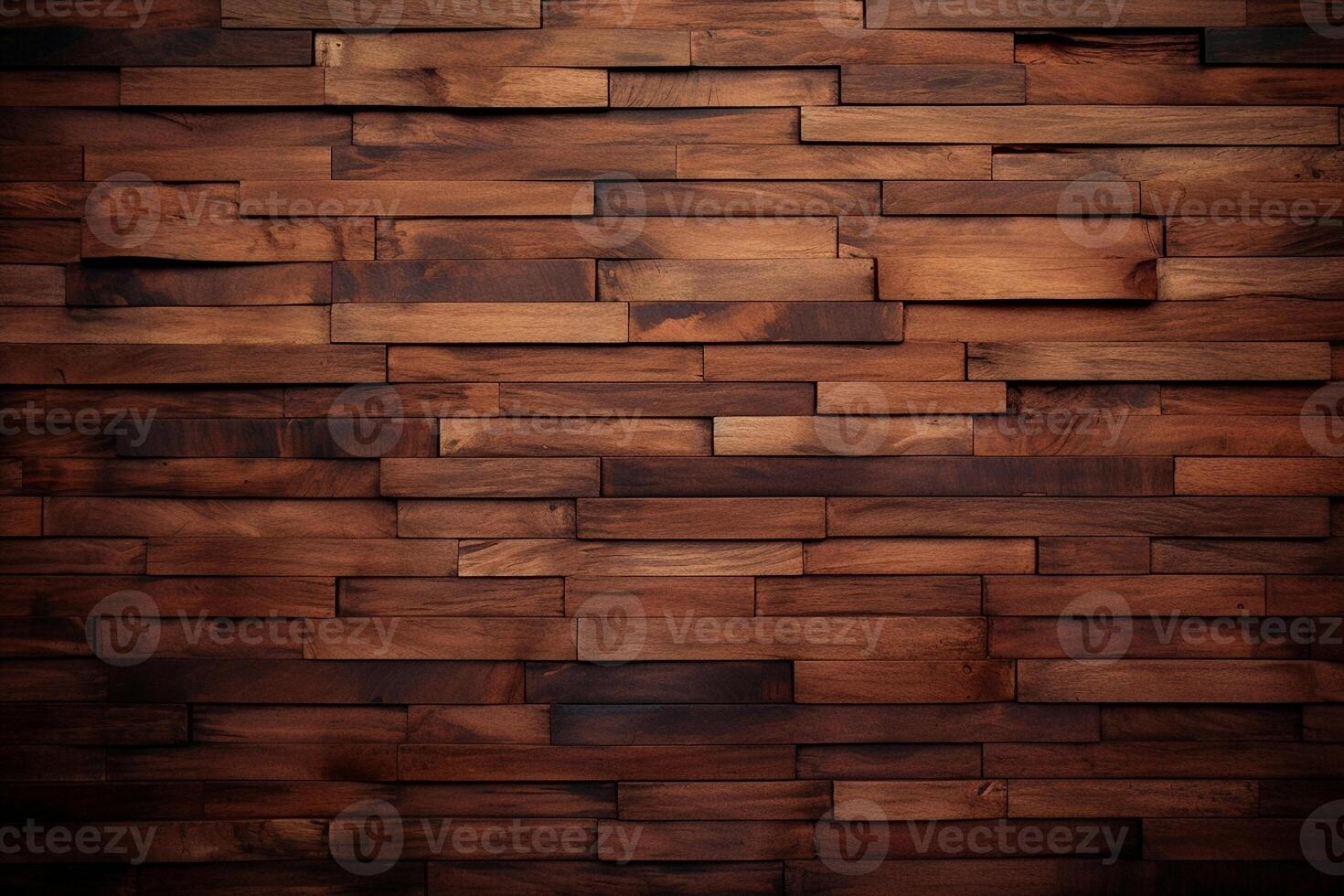 AI Generated Nature material wood surface wall vintage pattern brown wooden panel design structure construction background abstract timber textured old flooring plank photo