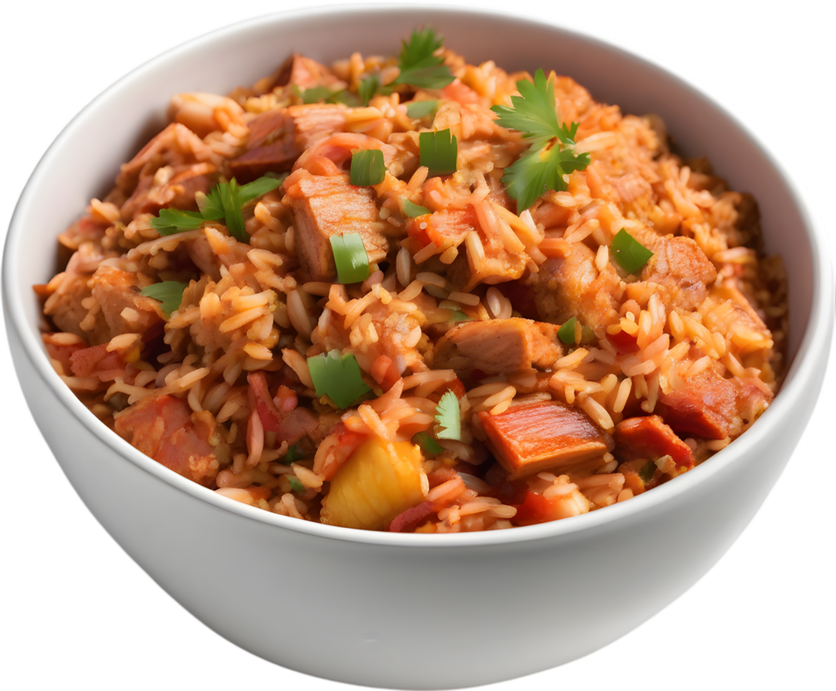 Image of Deliciouslooking Jambalaya. AIGenerated. 32322385 PNG
