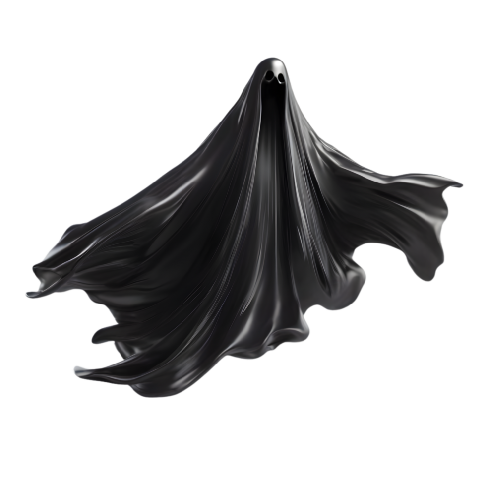 A terrifying ghost floats in the air. AIGenerated. 32322558 PNG