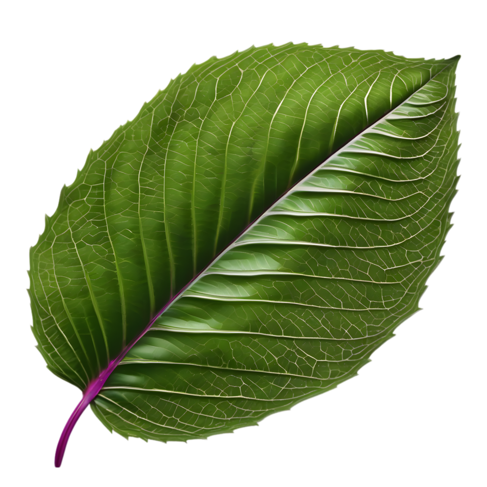 Beautiful leaf painting. AI-Generated. png