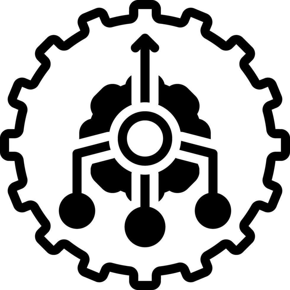 solid icon for consolidation vector