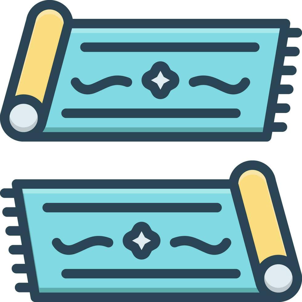 color icon for mats 32322769 Vector Art at Vecteezy