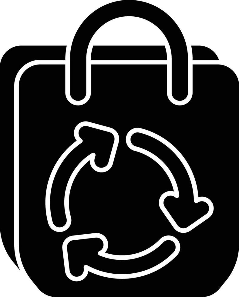 glyph icon design style vector