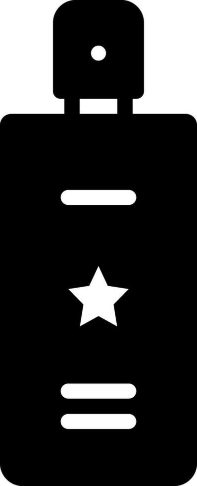 solid icon for eau vector