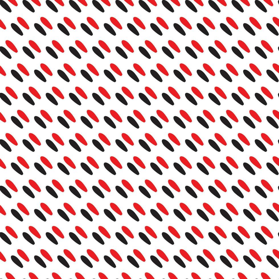 simple abstract black and red color doted pattern on white color background vector